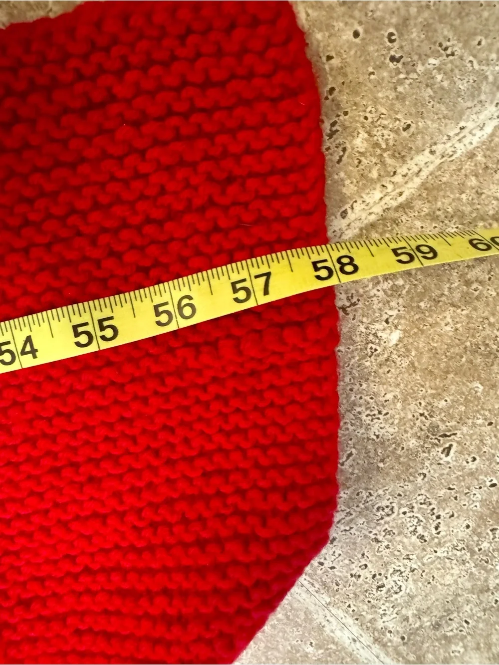 Handmade Red and Black Knit Throw Blanket - Cozy Textured Design